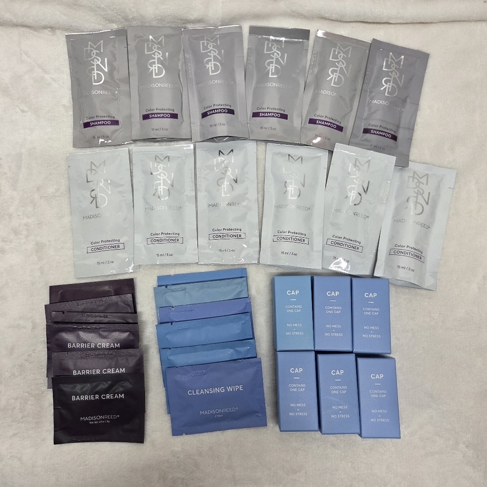 Madison Reed Color Protecting Shampoo Conditioner Barrier Cream Cap Wipe Lot New